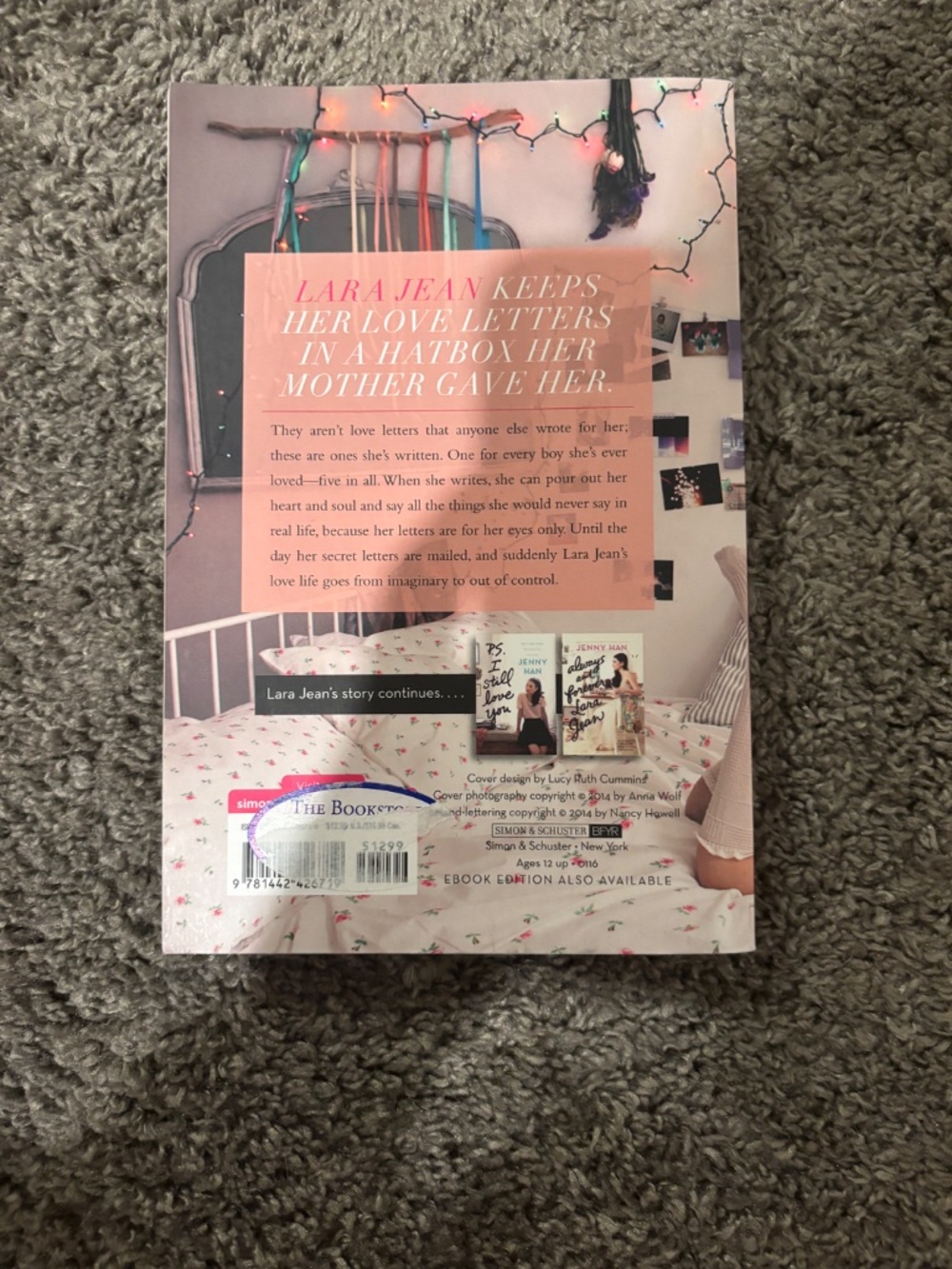 TTo All the Boys I've Loved Before by Jenny Han — YA Romance Novel - Picture 4 of 4